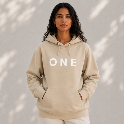 ONE Classic Hoodie — Natural