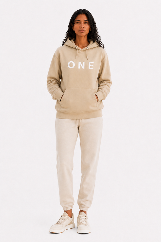 ONE Classic Hoodie — Natural